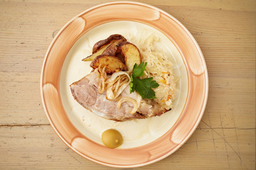 Traditional roast pork