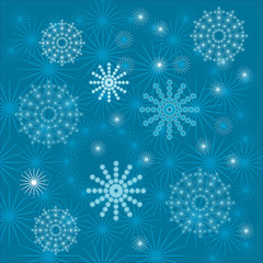 Backgrounds with snowflakes
