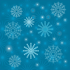 Backgrounds with snowflakes