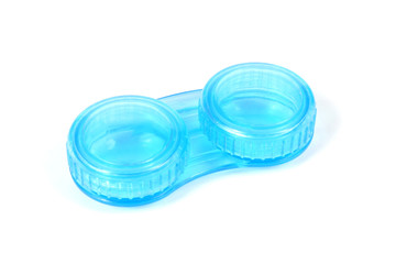 Blue Contact Len Case