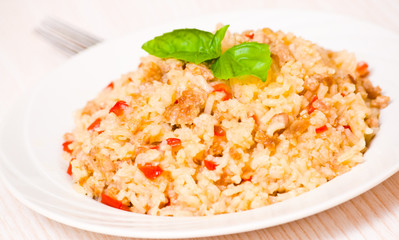 rice with minced meat