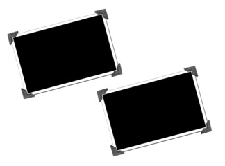 Blank Picture with photo corners