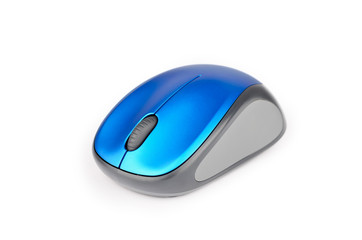 Computer mouse on a white background