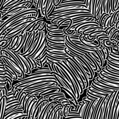 Seamless abstract doodle pattern