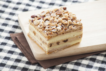 Hazelnut Napoleon Cake