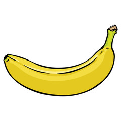 vector cartoon banana