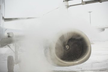 Airport in winter