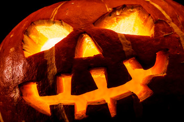 Halloween - old jack-o-lantern