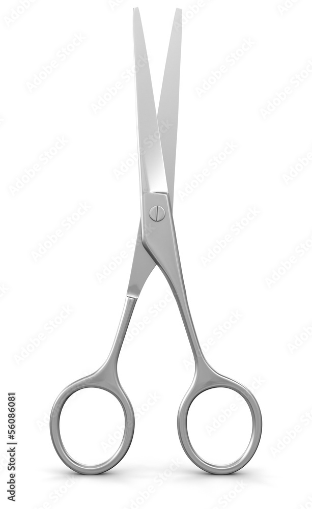 Poster scissors (clipping path included)