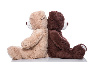 Streit in der Partnerschaft - Teddybär als Liebespaar