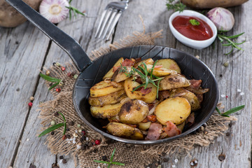 Skillet with Roasted Potatoes