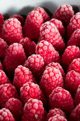 frozen red raspberries