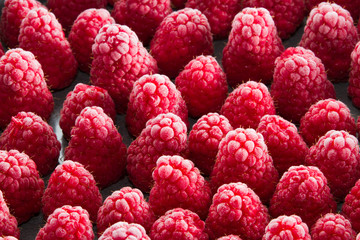 frozen red raspberries