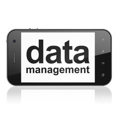 Information concept: Data Management on smartphone