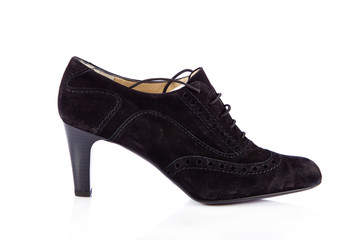 high heel women shoes on white background