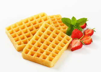 Crisp waffles