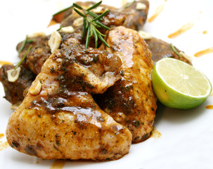 mariniertes Huhn