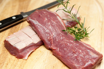 raw duck breast