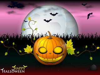 Halloween under the pink sky