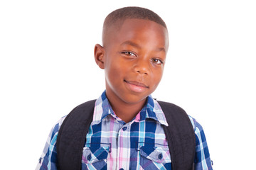African American school boy - Black people