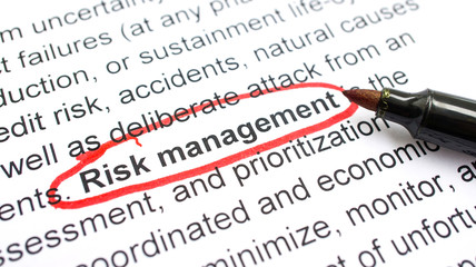 Fototapeta premium Risk Management