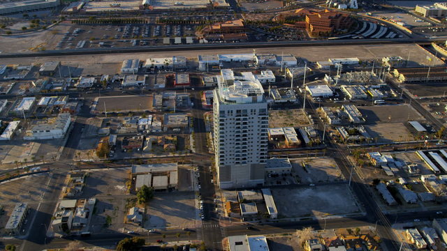 Aerial view Las Vegas Metropolitan areas, USA