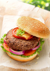 Hamburger pure beef