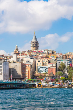 Golden Horn and the historic Galata area attracts tourists from