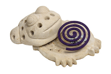 Mosquito coil and holder