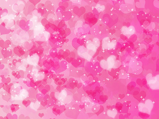 Valentine's day background with hearts