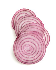 Obraz premium slices of red onion