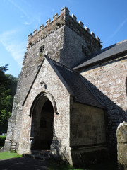 Fototapeta na wymiar St. Brynach Church Nevern Wales