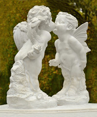 Sculpture of Аngels in park