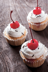 Cherry cupcakes