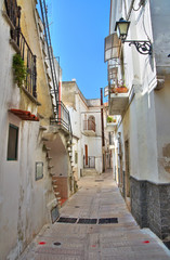 Alleyway. Ischitella. Puglia. Italy.