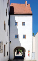 Fototapeta na wymiar Rathaus in Mörnsheim