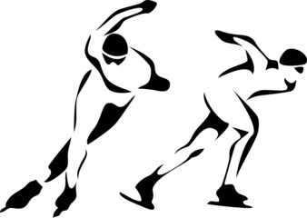 speed skater © bokononist