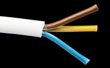 Exposed cables and wires