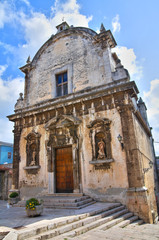 Fototapeta na wymiar Kościół św Eustachio. Ischitella. Puglia. Włochy.
