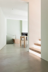 Beautiful modern house, view corridor