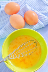 raw eggs