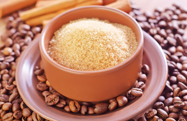 sugar and coffee