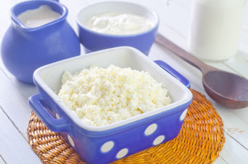 sour cream, cottage and milk