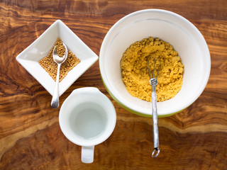 Making Mustard from Seeds