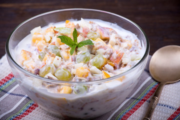 Muesli with fruit