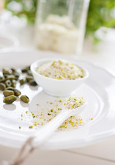 pistazien und pistazienzucker