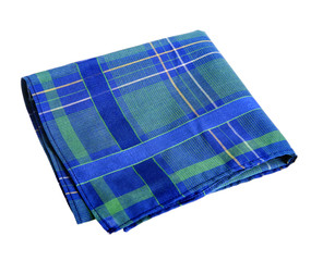 Blue-green handkerchief