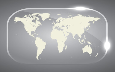 Fototapeta na wymiar Map of the world pin map icons map world vector illustration