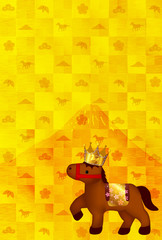 午　富士山　年賀状