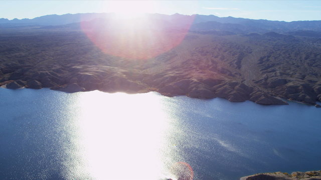 Aerial view Lake Mead nr  Las Vegas, USA